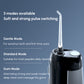 Oral Irrigator with 3 Modes Rechargeable Water Dental Flosser Designed for Travel and Home Use