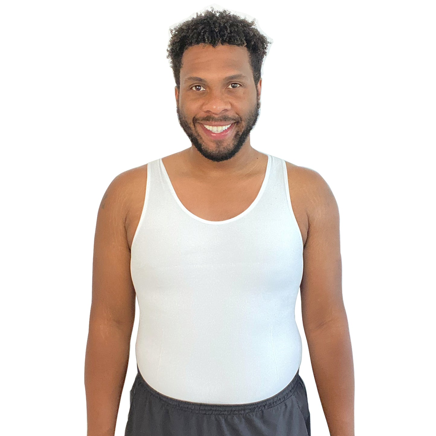 Compression Shirts for Men Tummy Control Body Shaper Slimming Shapewear Undershirt Tank Top