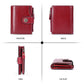Womens Leather Small Wallet RFID Blocking Credit Card Holder Small Womens Wallet