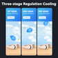 Portable USB Hanging Neck Fan Cooling Air Cooler Foldable Air Conditioner Mini