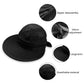 Travel in Style with this 2-in-1 Sun Visor Hat Zip-Off Foldable Design, UV Protection Wide Brim and Magic Sticky Bow Decoration Perfect Fit for Women on Hiking Travel