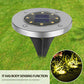 LED Solar Powered Path Lights Wireless Ground Lamp Waterproof Decor