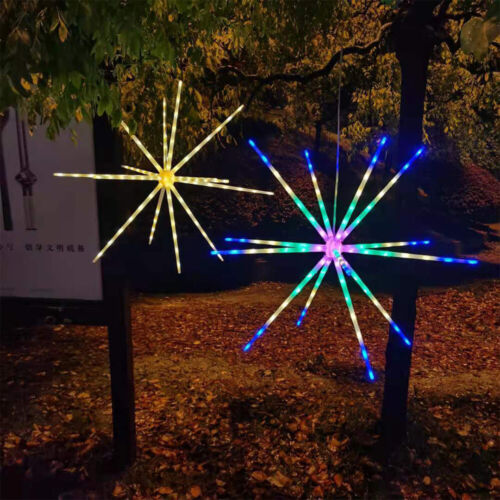 Outdoor Firework Starburst Lights Led Copper Wire Lights Decor with Remote