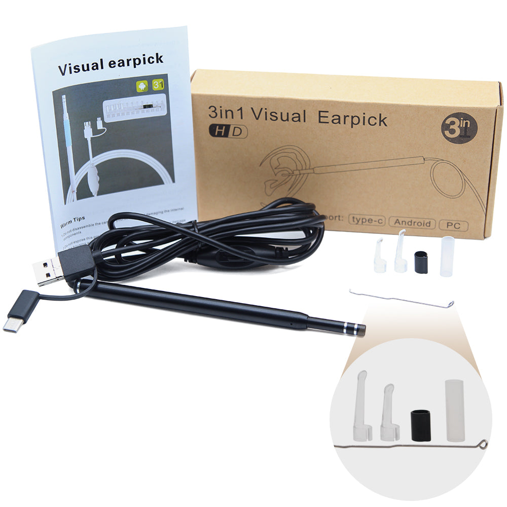 USB Ear Cleaning Tool HD Visual Ear Spoon Multifunctional Earpic