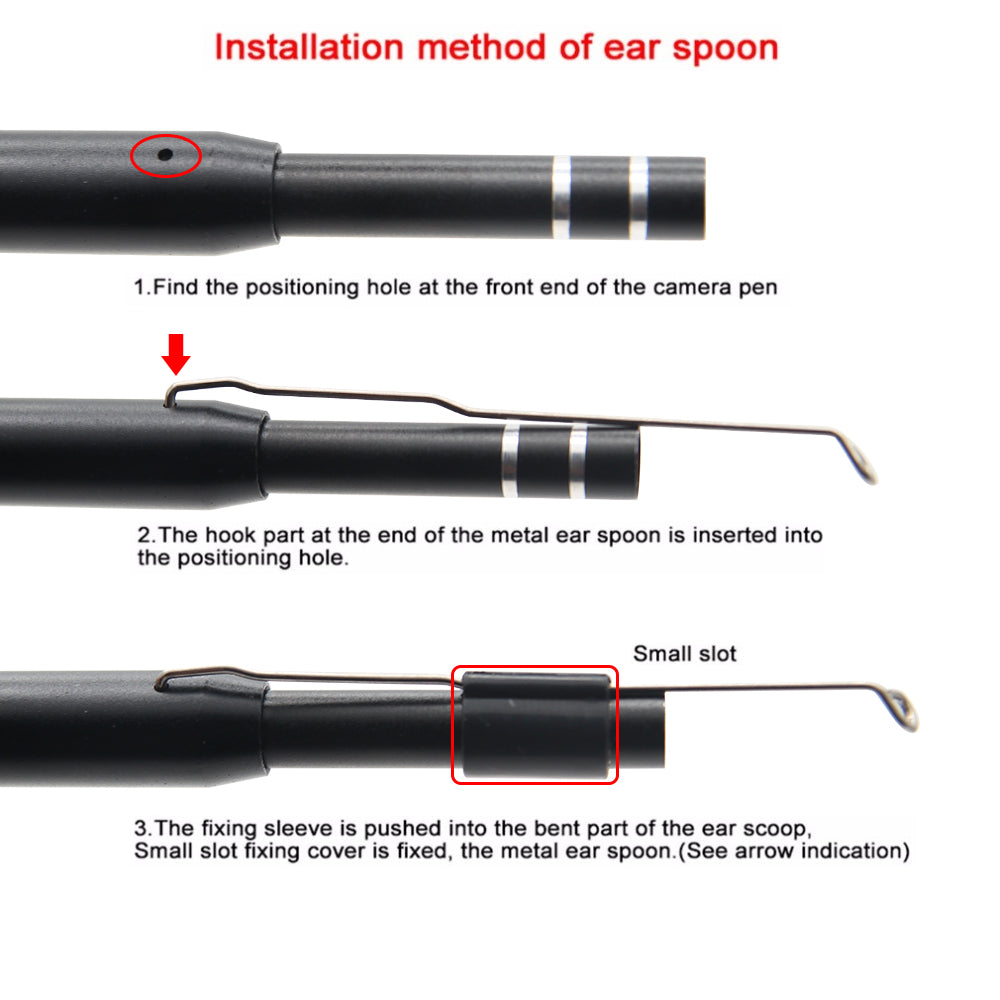 USB Ear Cleaning Tool HD Visual Ear Spoon Multifunctional Earpic