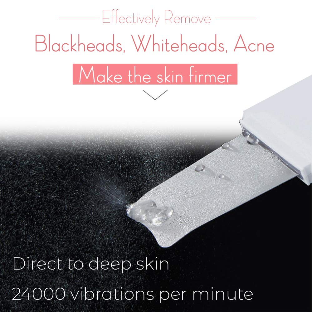 Deep Cleaning Skin Scrubber Ultrasonic Shovel Facial Pore Cleaner