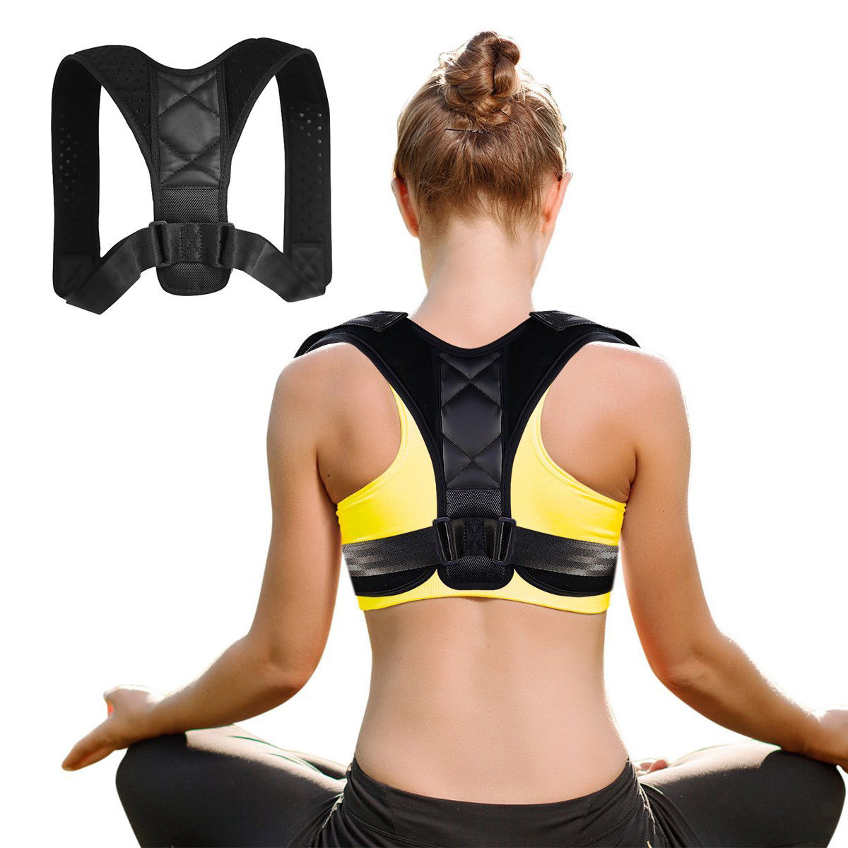 Adjustable Posture Corrector Back Support Strap Brace Shoulder Support
