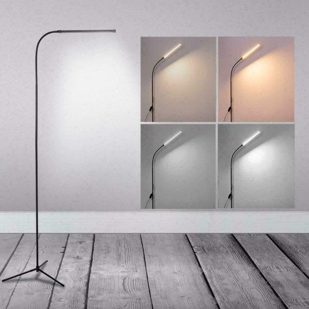 Floor Lamp, with Energy-saving LED Light Bulb, Adjustable, Eye-caring for Home Office Reading