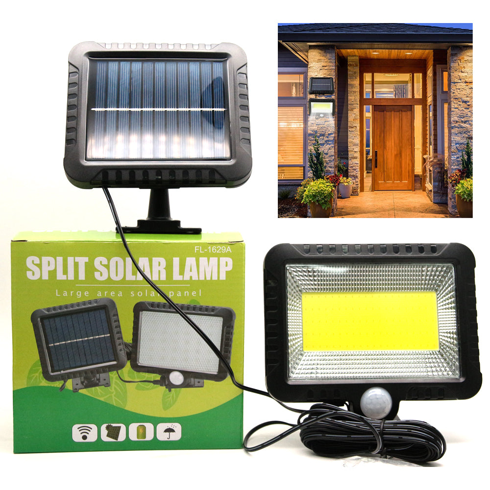 Split Type Solar 100COB Led Induction Wall Light Indoor Outdoor Garden