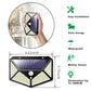 100 Lamps Solar Four Wall Lamp PIR Motion Sensor Wall Waterproof Light