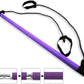 Adjustable Pilates Bar Kit Resistance Band Exercise Stick Toning Gym