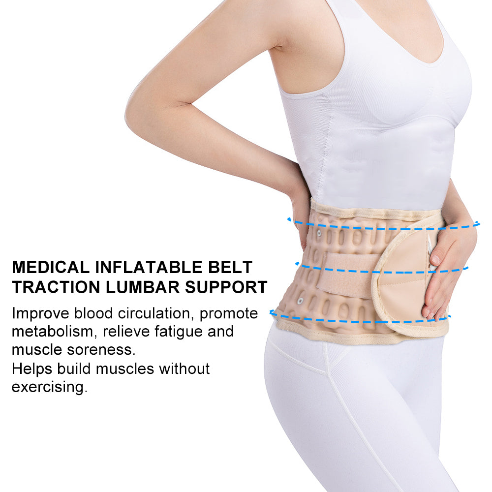 Back Decompression Waist Belt Lumbar Inflatable Traction Protector