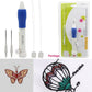 Embroidery Kit Tool with Cloth 50 Colors Threads and Embroidery Pens