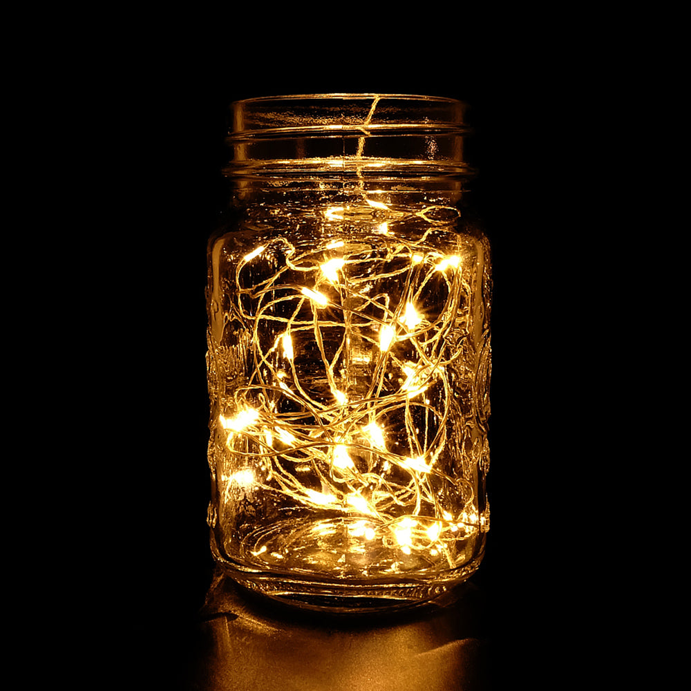 1M 10 LED Copper Wire String Lights USB Plug-in Fairy Lights