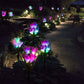 4Pcs Solar Lily Flower Lights Garden Stake Waterproof Yard Landscape Xmas Decor