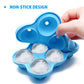 6 Holes Food Grade Soft Silicone Homemade Ice Cube Tray Ball Maker