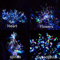 2 PCS Solar Firework Lights 150 LED Multicolor Solar Decorative Lights