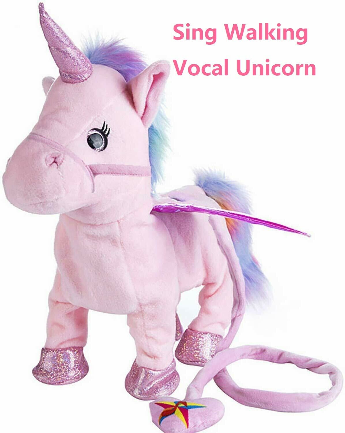 Funny Electric Walking Music Unicorn Plush Toy Stuffed Animal Toy