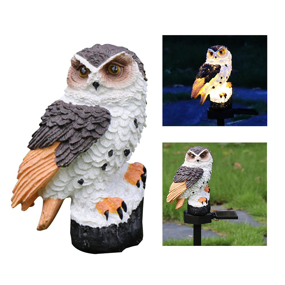 LED Garden Owl Solar Lights Patio Yard Lawn Stake Lamp Party Decor
