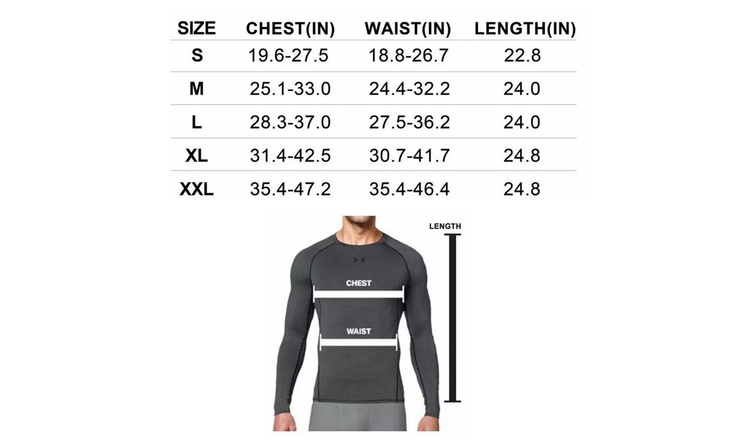 Compression Body Shaper Shirt Vest Tank Tops Tummy Control Workout for Men
