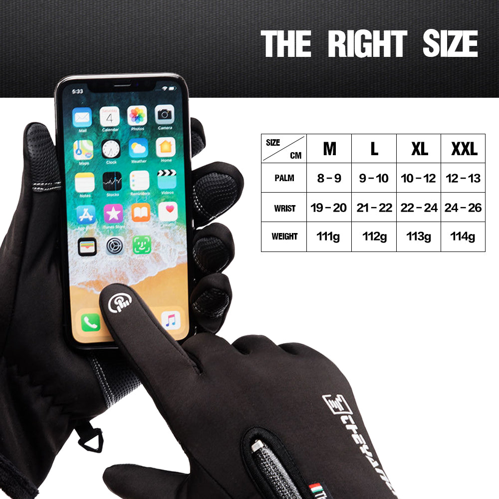 Winter Warm Gloves Touch Screen Waterproof Anti-slip Gloves SP