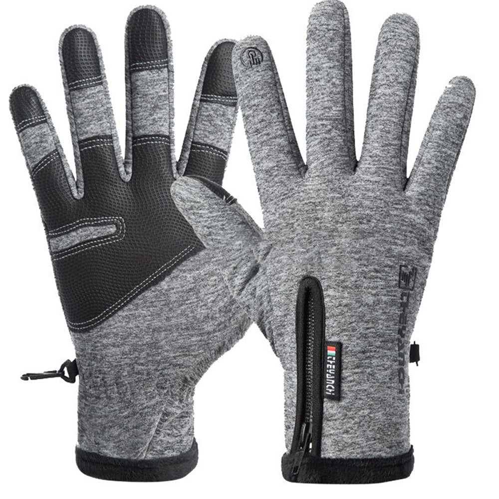 Winter Men Warm Gloves Touch Screen Waterproof Anti-slip Gloves