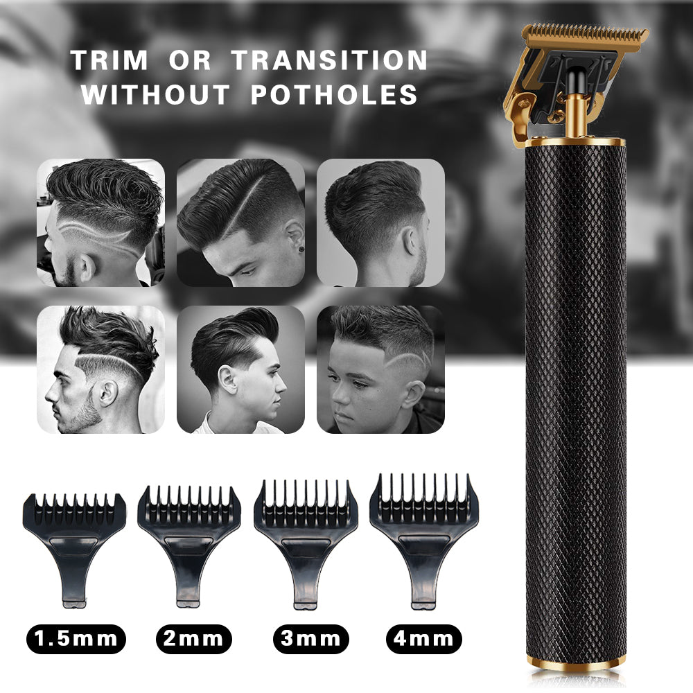 Professional Barber Hair Clipper Rechargeable Trimmer Shaver