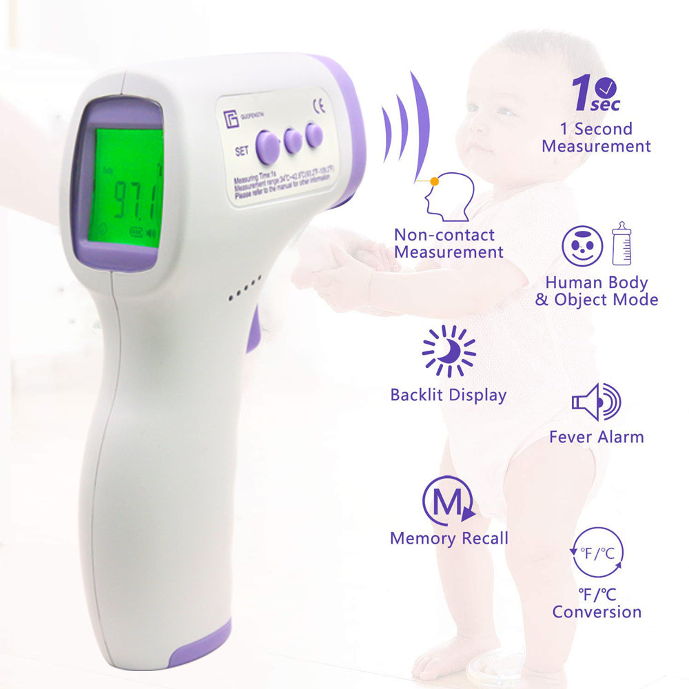 LCD Screen Digital No-Contact Forehead Infrared Forehead Thermometer