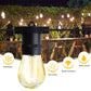 48FT 15 LED Bulb Fairy String Halloween Lights Waterproof Socket Garden Decor