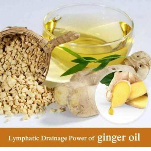 Lymphatic Drainage Ginger Oil Therapy Massage Plant Essential Oil Natural 30ml