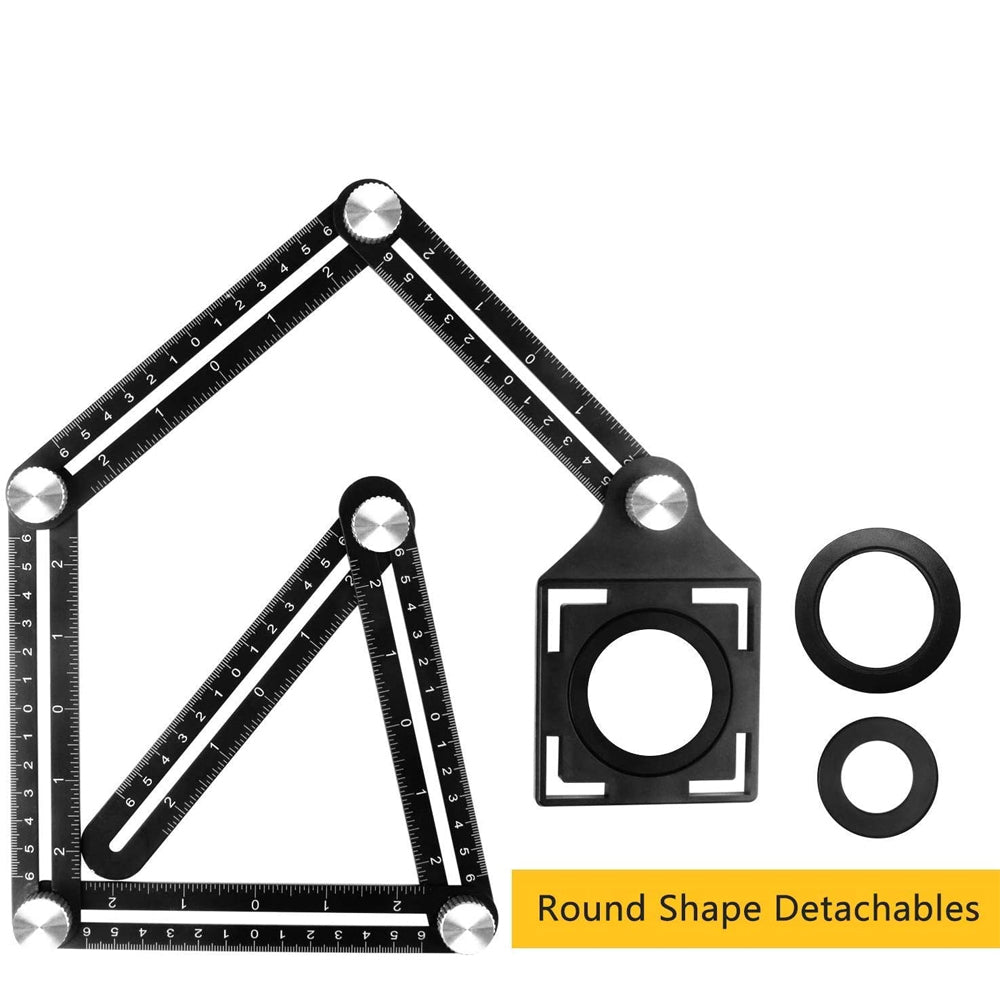 Adjustable Aluminum Alloy 6-Fold and 3-Hole angle Openings Locator