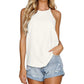 Tops Sleeveless Summer Tee Shirts Tank  Beach Blouses for Women