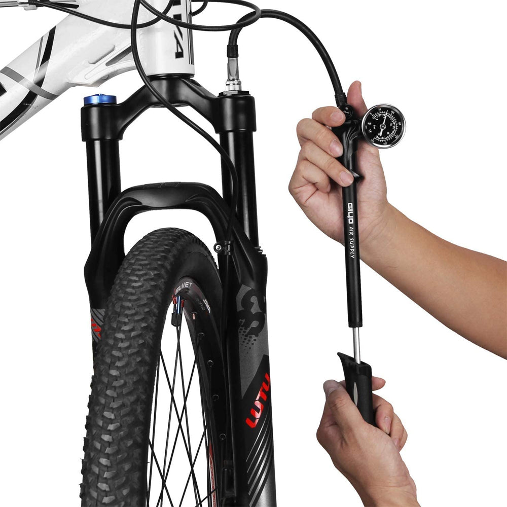 Bicycle Pump High-pressure Cycling Mini Hose Air Pump MTB Inflator