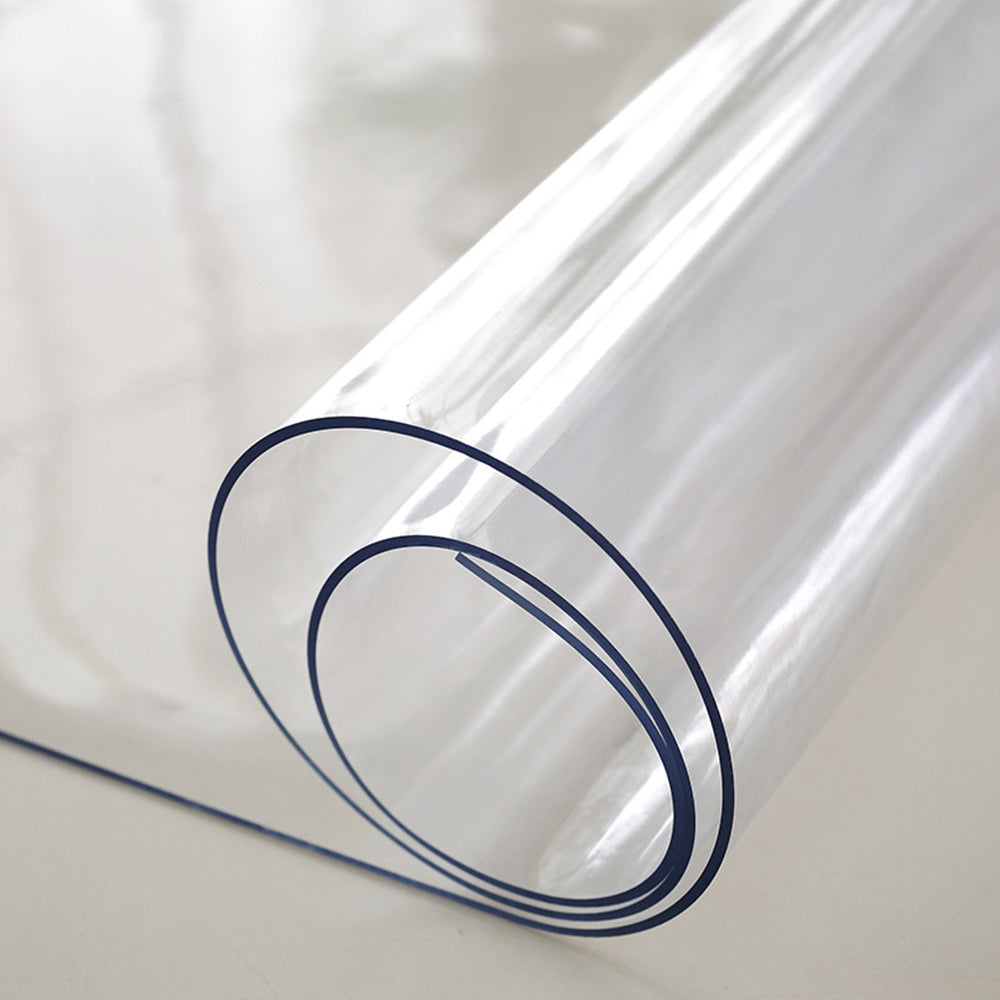 Desk Mat 1.5mm Thick PVC Transparent Plastic Non-Slip Protector