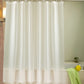 PEVA Frosted Shower Curtain Semi Transparent  Bath Curtain