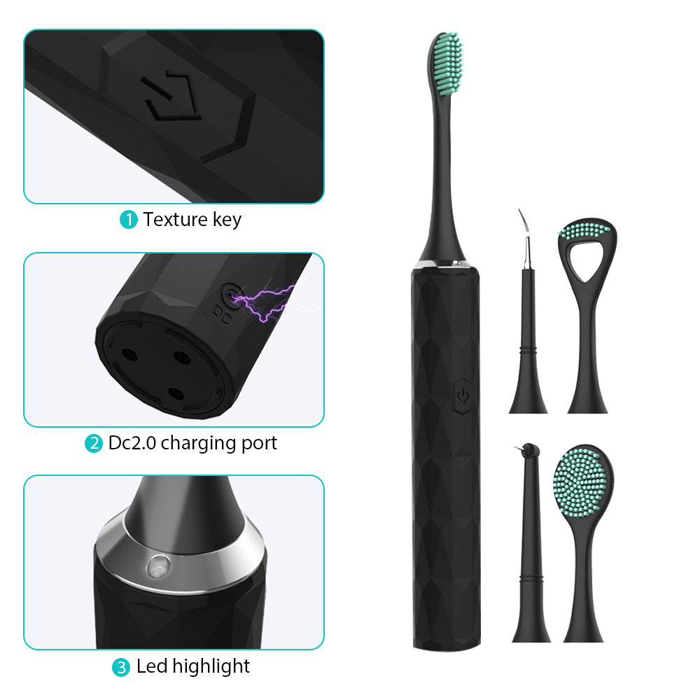 Dental Scaler Ultrasonic Tooth Cleaner Electric Toothbrush Kit