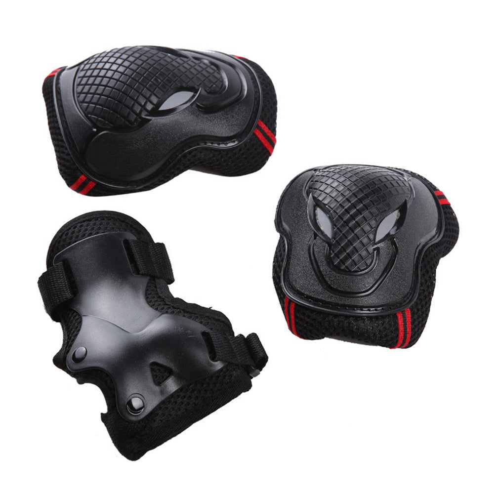 Knee Elbow Pads Wrist Guards Protective Gear Set for Child Multi-Sport