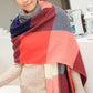Women's Long Plaid Blanket Chunky Winter/Fall Scarves Christmas Gifts