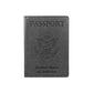 Passport Cover Vaccine Card Holder PU Leather Case Card Slot Protector