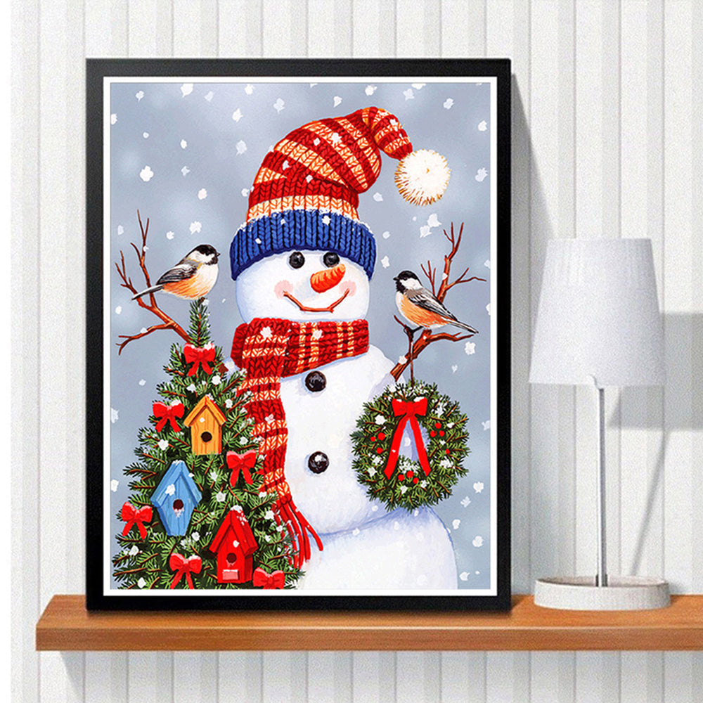 Christmas Diamond Painting Snowman Kits for Kids and Adults