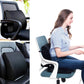 Memory Foam Lumbar Back Support Pillow and Seat Cushion for Office