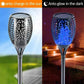 4Pcs Solar Halloween Light Flame Torch Lamp 33 LED Waterproof for Garden Decor