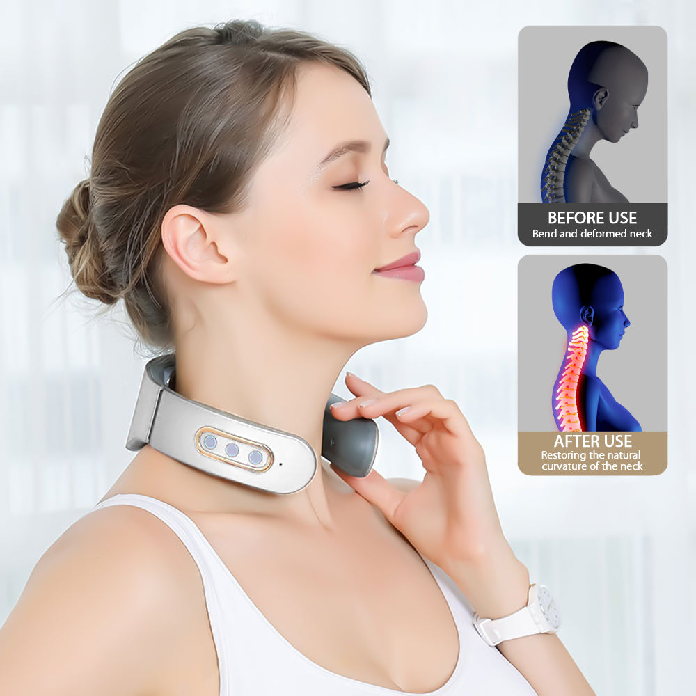 Smart Electric Neck Shoulder Massager Pain Relief Relaxation Tool