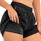 Women's Athletic Running Shorts Quick Dry Workout Shorts with Pockets