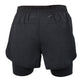 Men 2-in-1 Running Shorts Quick Drying Breathable Men Cycling Shorts