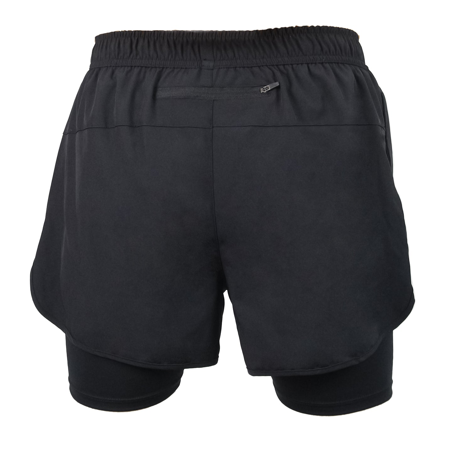 Men 2-in-1 Running Shorts Quick Drying Breathable Men Cycling Shorts