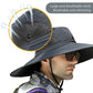 Wide Brim Sun Hats for Men Bucket Hat Sun Protection Waterproof Hat
