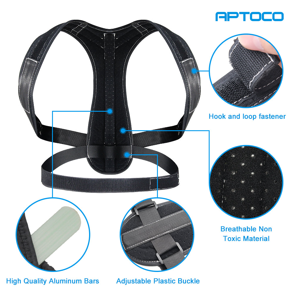 APTOCO Posture Corrector Sports partner ——Back Pain Doctor For Men and Women Under Clothes