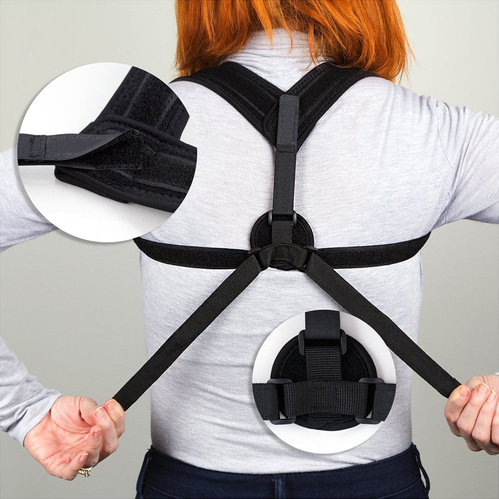 Adjustment Breathable Back Posture Corrector Shoulder Support Brace