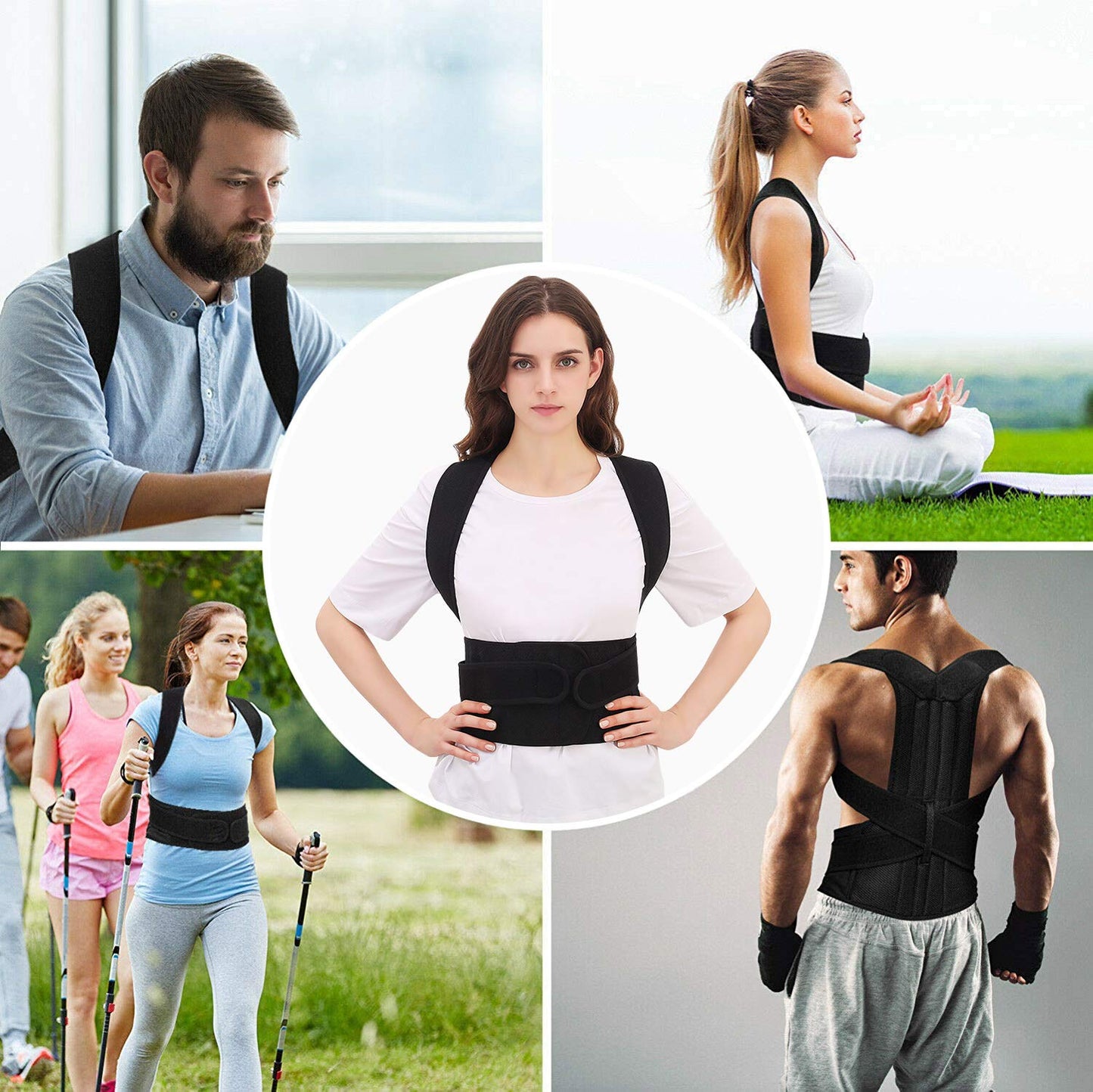 Posture Corrector Back Brace Clavicle Support Hunching Trainer